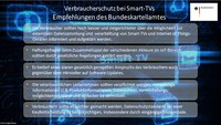 Verbraucherschutz bei Smart-TVs – Empfehlungen des Bundeskartellamts 