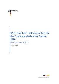 Titelblatt des Marktmachtberichts 2020