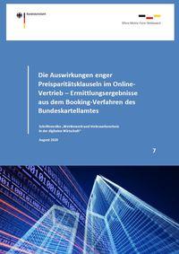 Titelbild des siebten Beitrags der Schriftenreihe „Wettbewerb und Verbraucherschutz in der digitalen Wirtschaft“